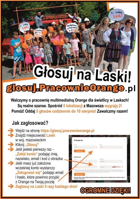 Głosuj na Laski - glosuj.PracownieOrange.pl